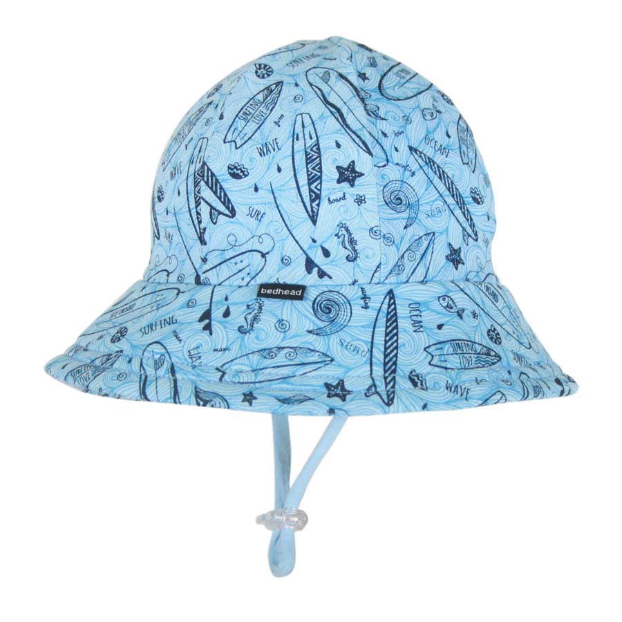Bedhead Hats Boys Bucket Sunsmart Hat with Strap Shop Online UPF 50+ Baby & Kids Hats Australia