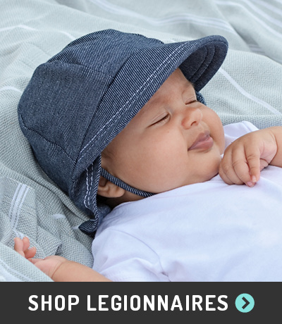 Kids Bucket Sun Hats - Aussie shop Online Legionnaire Kids Hats - Shop Online Australia
