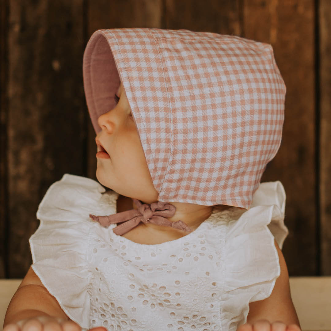 Bedhead Baby Sun Hat with Strap for baby girls & boys