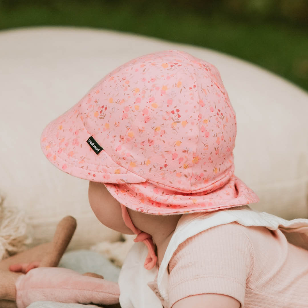 Bedhead Hats Girls Legionnaire Sun Hat with Strap Shop Online UPF 50+ Baby & Kids Hats Australia