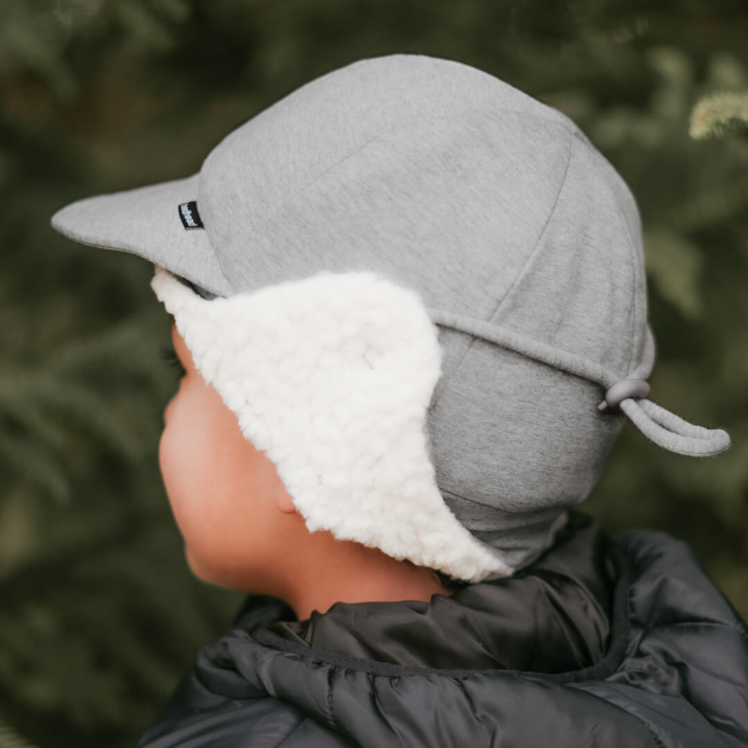 Magracy Baby Toddler Warm Earflap Beanie Kids Boys Girls Winter Fleece Lined Knitted Hat 