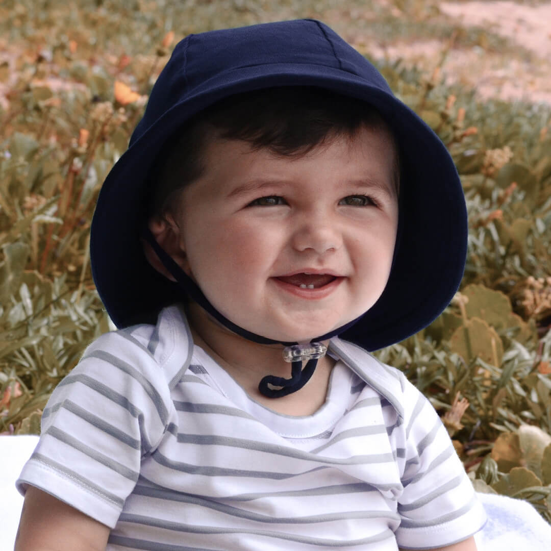 Bedhead Hats - Baby Bucket Hat with Strap for girls & boys UPF 50+ Sun ...