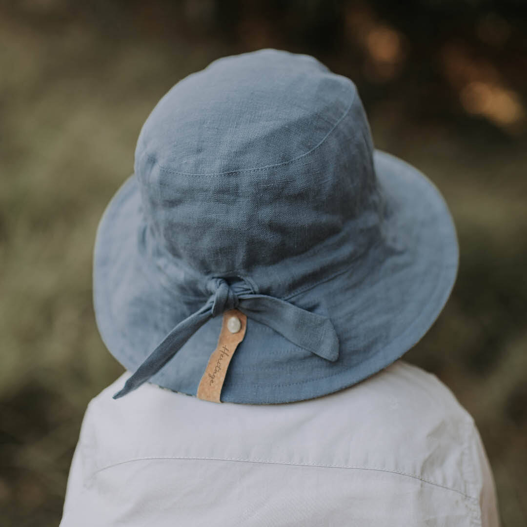 Bedhead Hats Broadbrim Hat with chin strap. UPF 50+ Sun Protection
