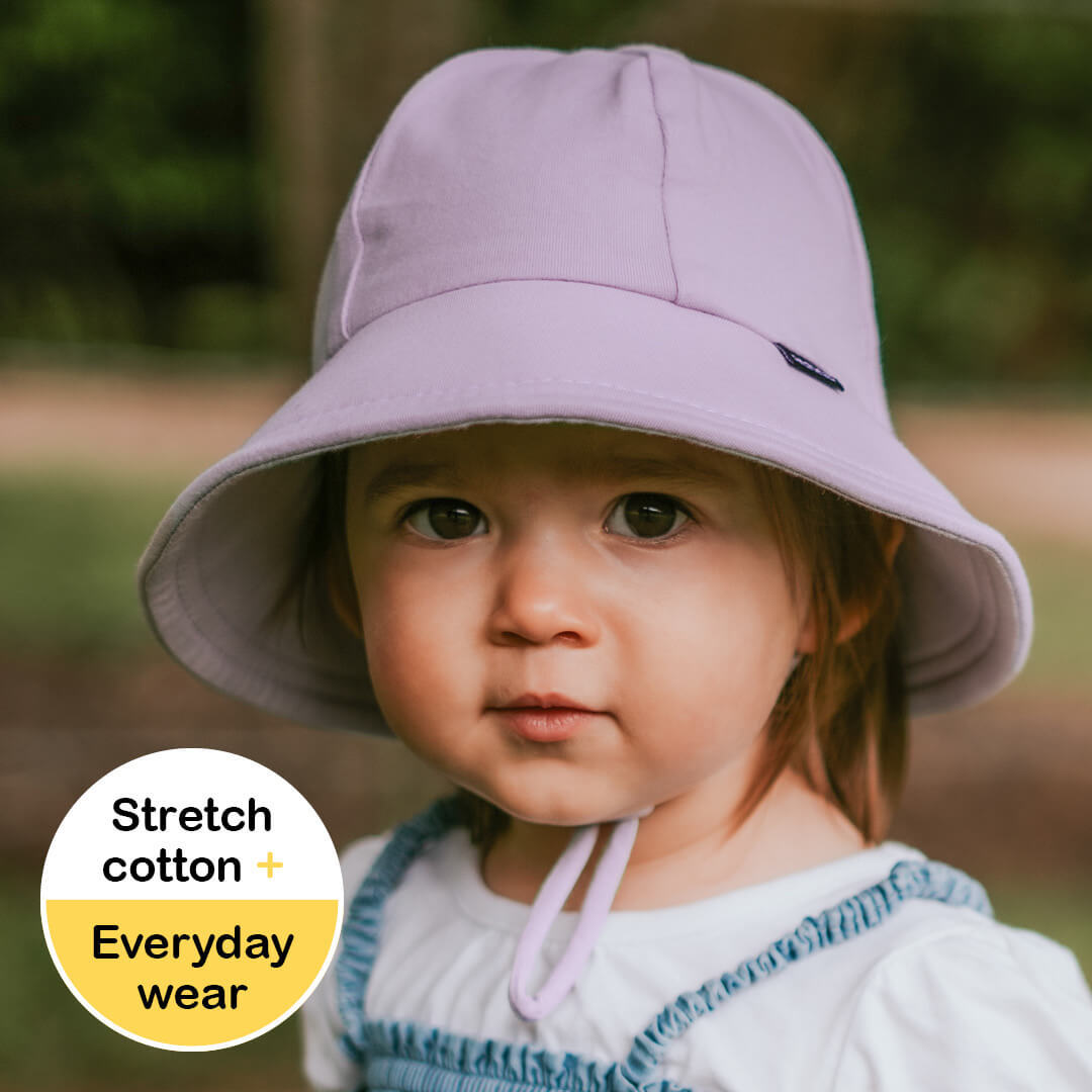 Bedhead Hats - Toddler Bucket Hat with Strap for girls & boys UPF 50+ Sun  Protection.