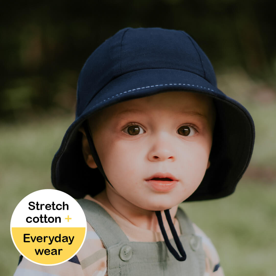 Bedhead Hats - Toddler Bucket Hat with Strap for girls & boys UPF 50+ Sun  Protection.