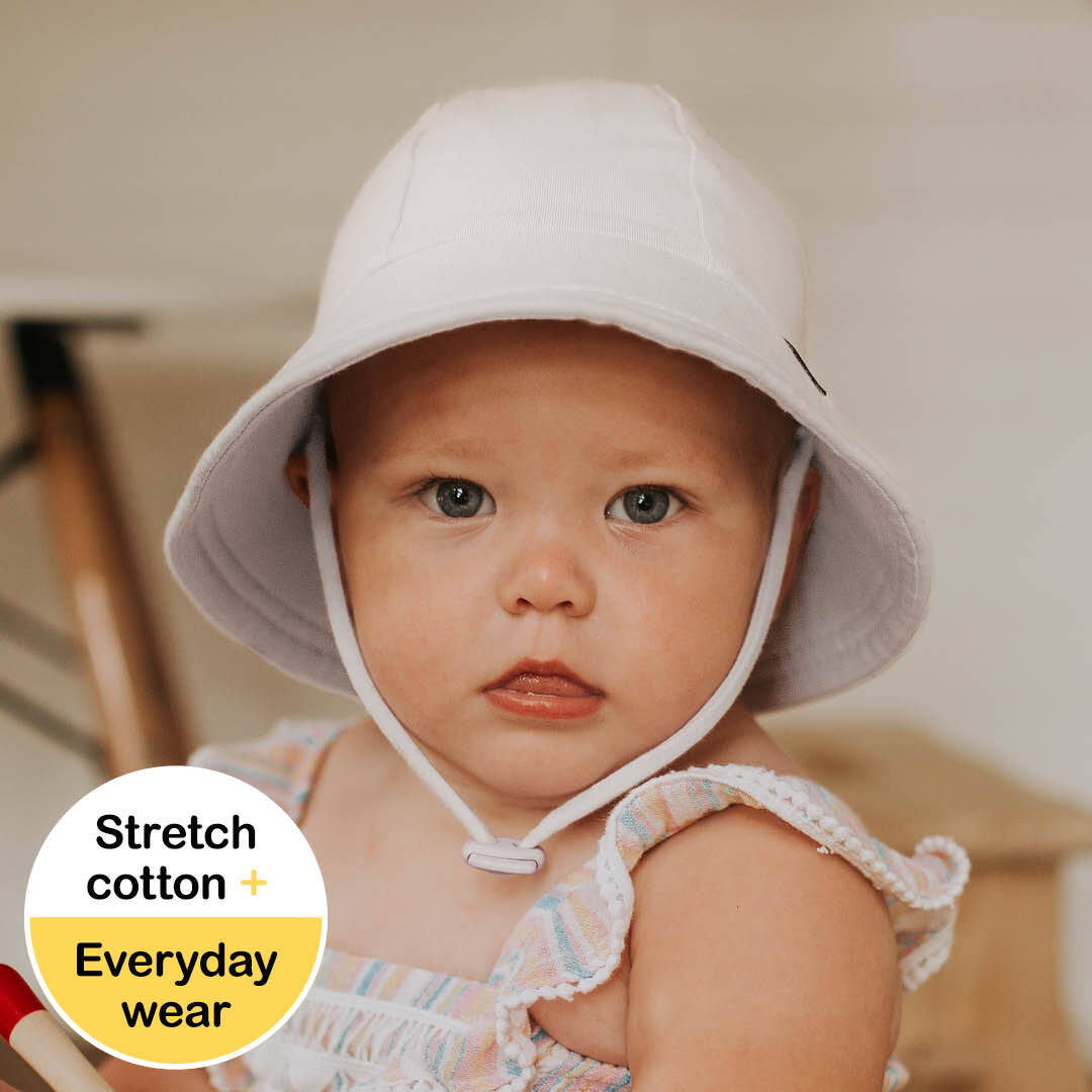 Bedhead Hats - Toddler Bucket Hat with Strap for girls & boys UPF 50+ Sun  Protection.