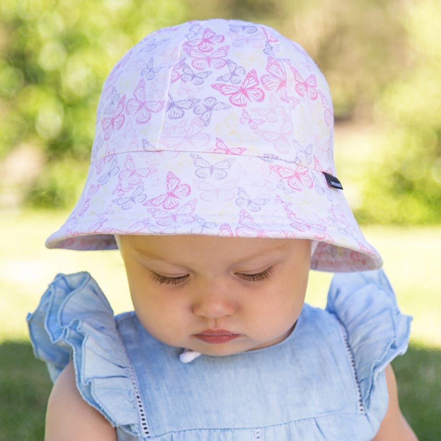Bedhead Hats Girls Baby Bucket Sun Hat with Strap Shop Online UPF