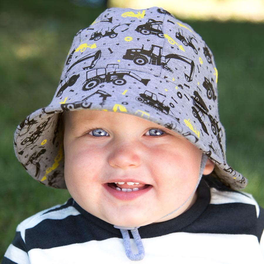 baby sun hat with strap