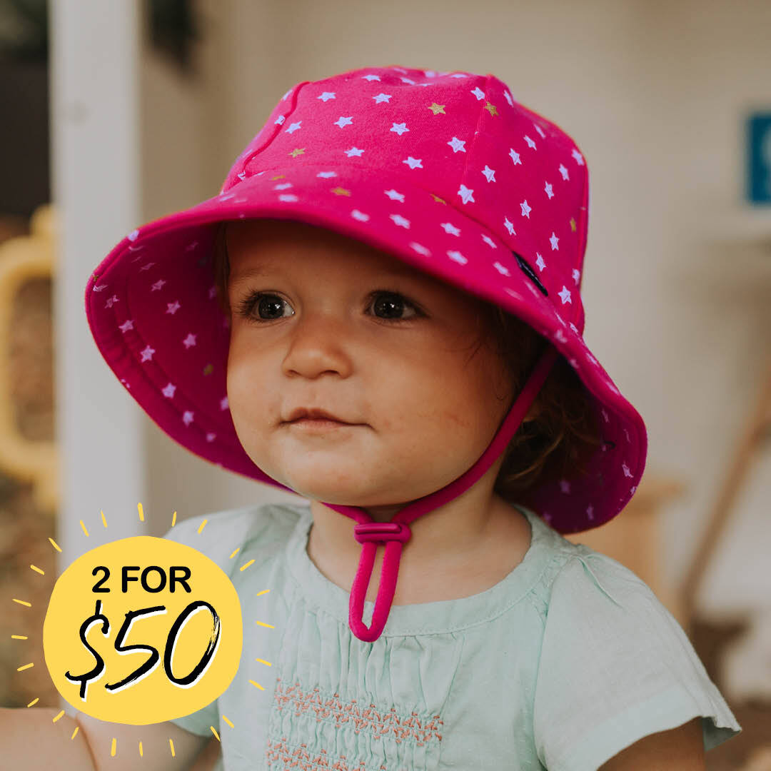 Bedhead Hats Girls Baby Bucket Sun Hat with Strap Shop Online UPF