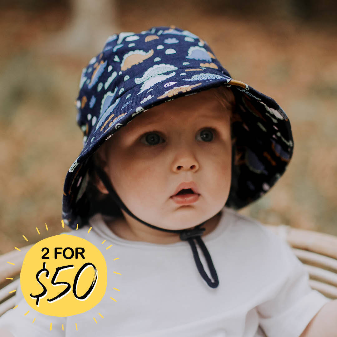 Bedhead Hats Boys Baby Bucket Sun Hat with Strap Shop Online UPF 50