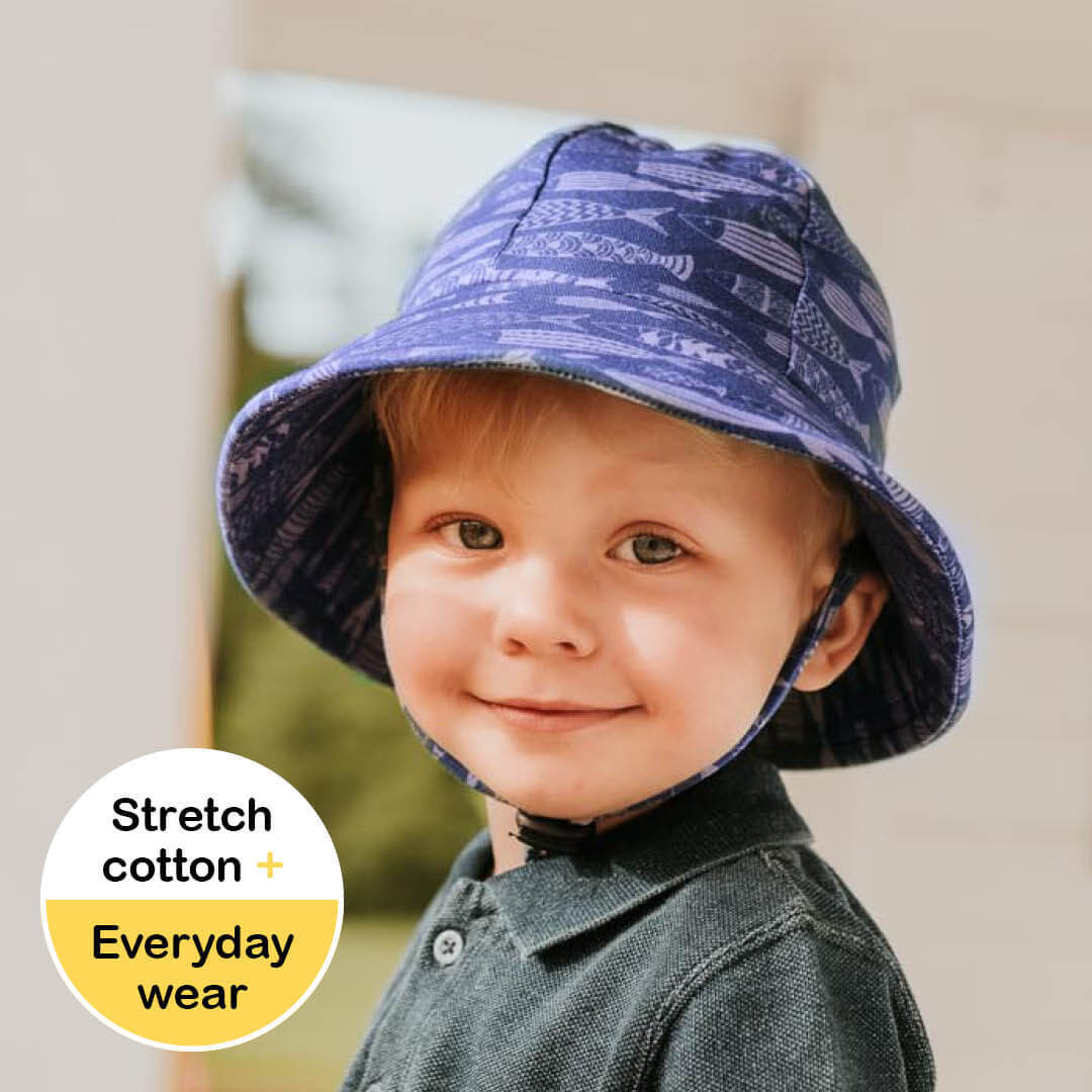 Bedhead Hats - Boys Baby Bucket Sun Hat with Strap - Shop Online UPF 50 ...