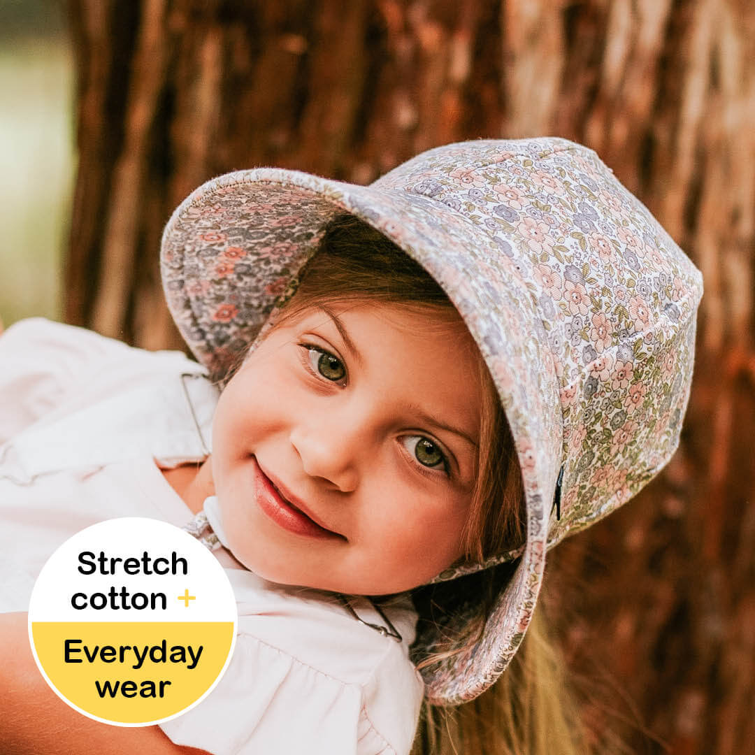 Bedhead Hats - Girls Bucket Sun Hat with Strap - Shop Online UPF 50+ Baby &  Kids Hats