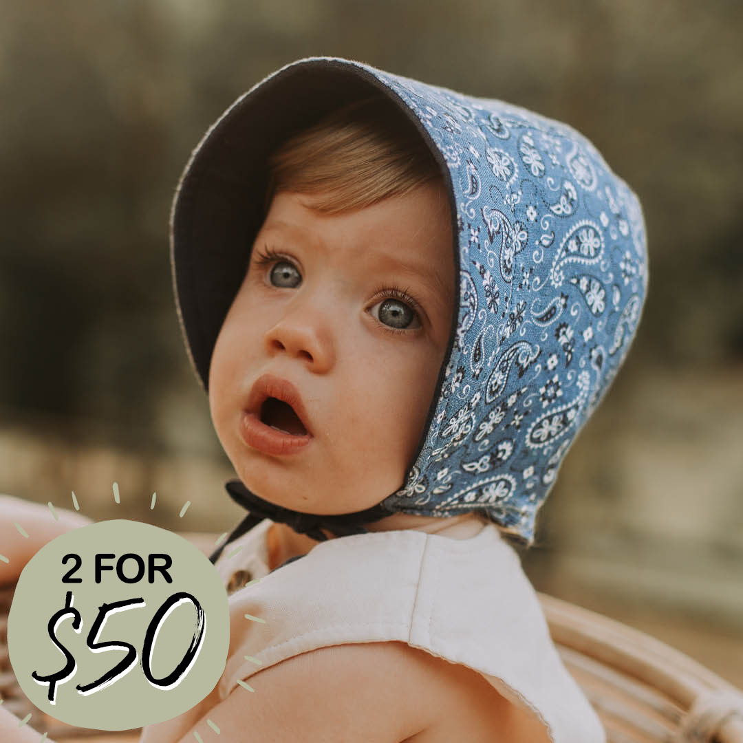 Toddler bonnet hat Clearance