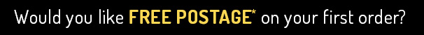 Free Postage on your first order Free Postage on your first order