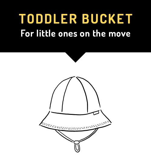 Best Hats in Sun Protection - Toddler Bucket - For little ones on the move