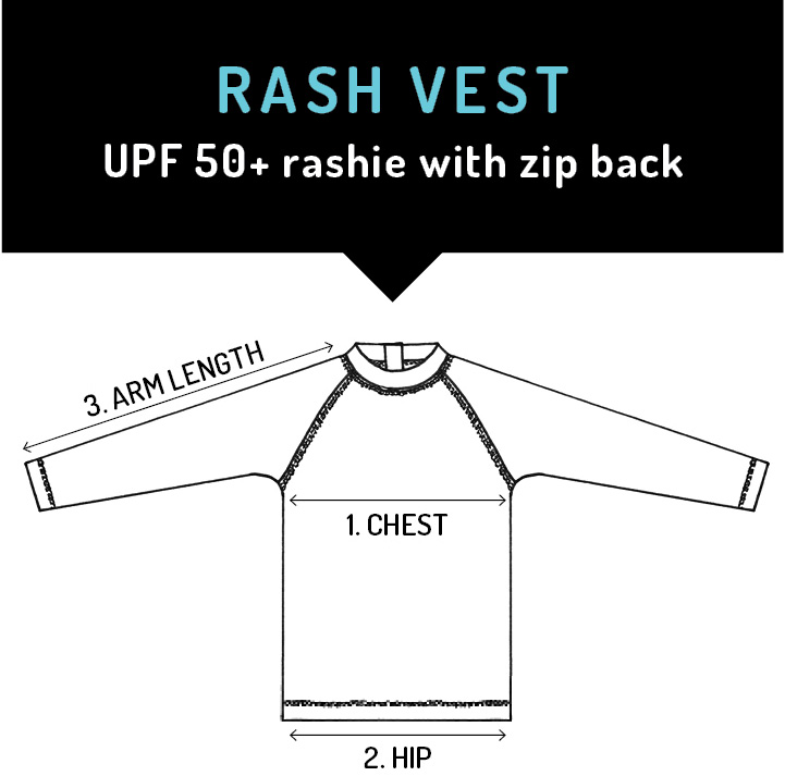 Bedhead hats - Kids UPF 50+ Rash Vest