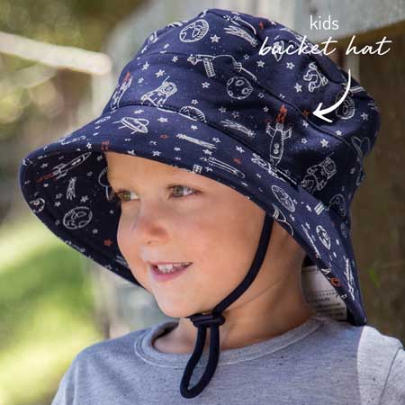 Originals kids bucket hat in space