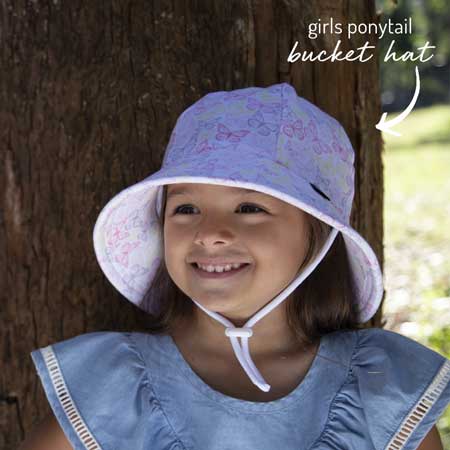 Originals girls ponytail bucket in butterfly