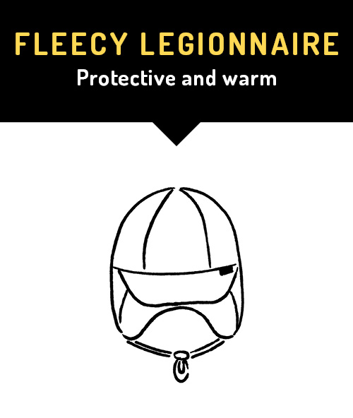Bedhead hats Winter collection - Fleecy Legionnaire