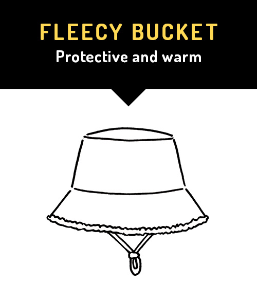 Bedhead hats Winter collection - Fleecy Bucket