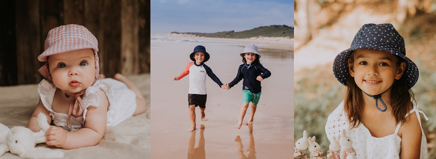 cute babies and kids in hats 