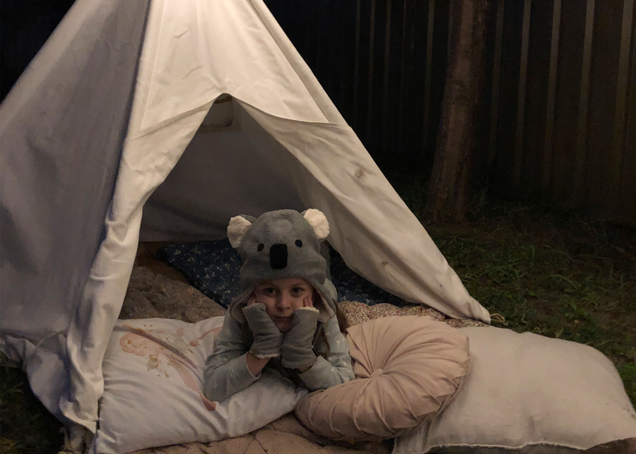 backyard camping and campfire treats