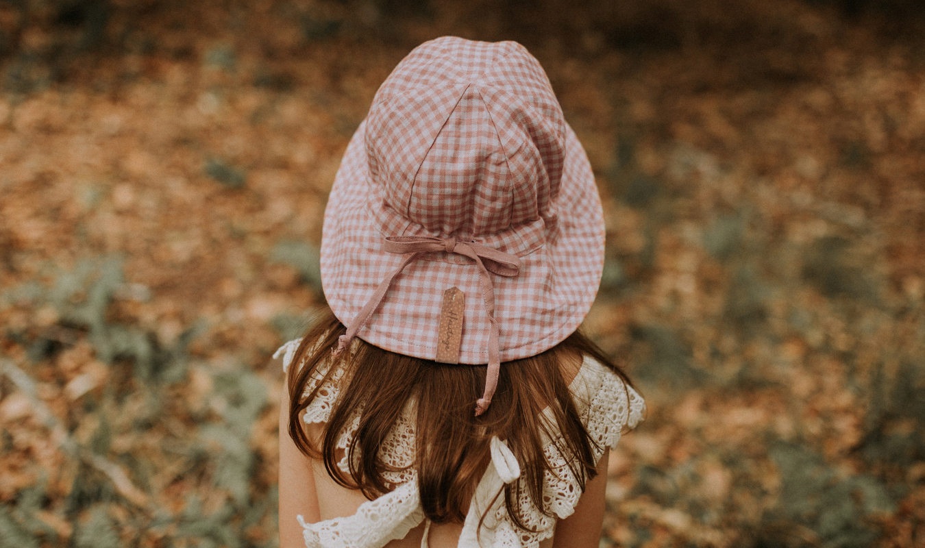 reversible eco-friendly linen hats for women and kids 