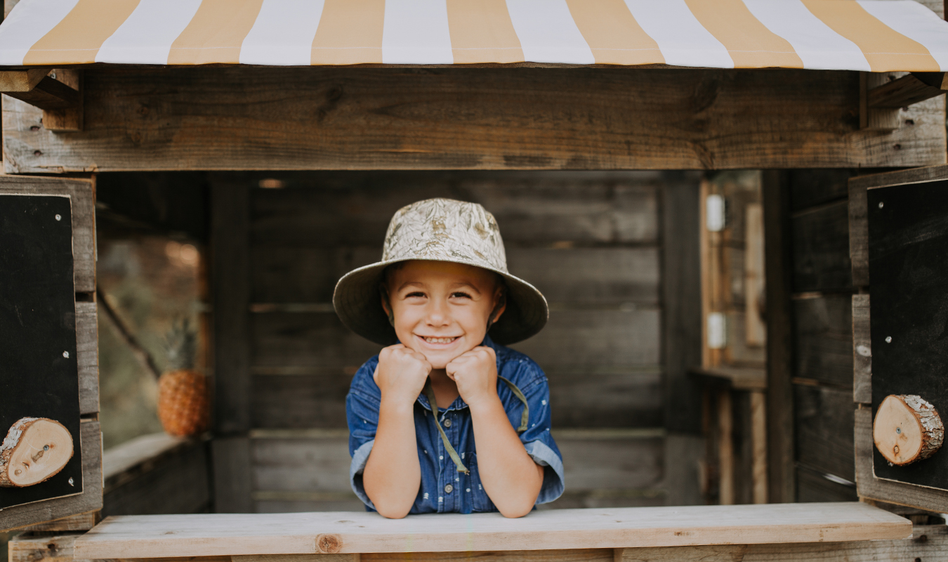 reversible eco-friendly linen hats for kids and women