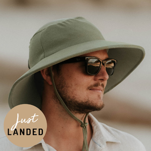 Adult Ribbed Broadbrim Sun Hat - Kakadu - 60cm / S-M