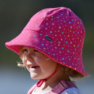 Girls Baby Bucket Hat 'Starburst' Print
