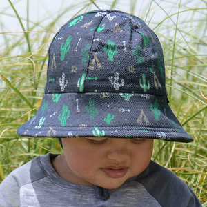 Boys Baby Bucket Hat 'Wild West' Print