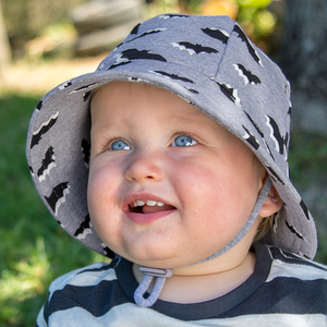 Boys Baby Bucket Hat 'Bats' Print