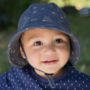 Boys Baby Bucket Hat 'Surf' Print