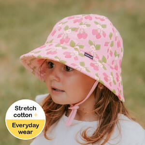 Toddler Bucket Sun Hat - Strawberry