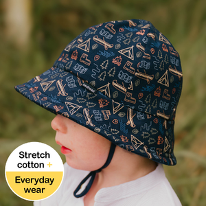 Toddler Bucket Sun Hat - Camper
