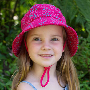 Girls Bucket Hat 'Amore' Print