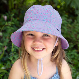 Girls Bucket Hat 'Sprinkles' Print