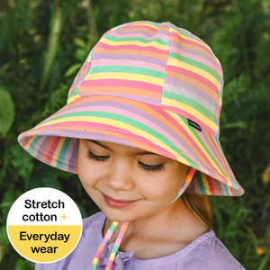 Ponytail Bucket Sun Hat - Lulu - 52cm / 2-3 years / L