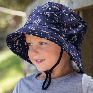 Boys Bucket Hat 'Space' Print