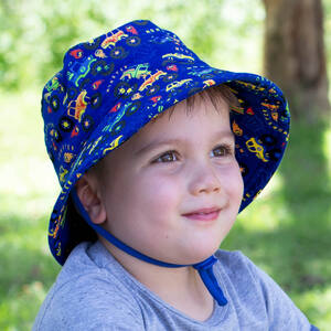 Boys Bucket Hat 'Monster Truck' Print