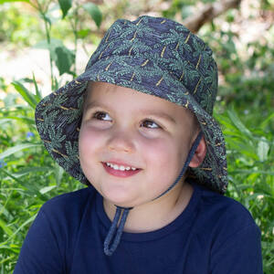 Kids Bucket Hat 'Palms' Print