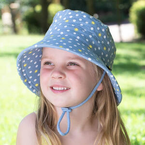 Kids Bucket Hat 'Spots' Print