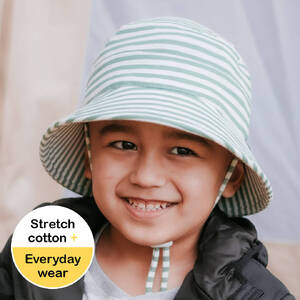 Kids Classic Bucket Sun Hat - Stripe