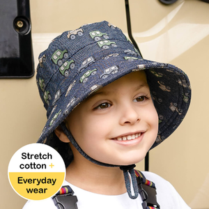 Kids Classic Bucket Sun Hat - Fourbie