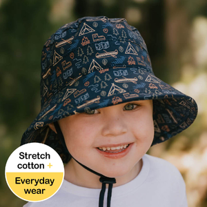Classic Bucket Sun Hat - Camper