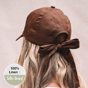 Adult Bow Tie Cap - Espresso - 60cm / Adult