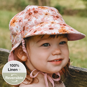 Lounger' Flap Sun Hat - Peggy - 1-3 years / 50 - 54cm / M