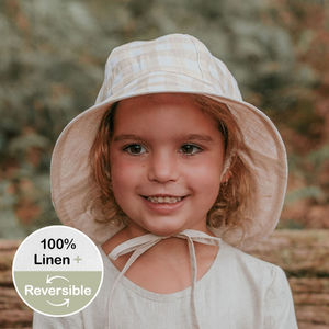 Wanderer' Panelled Bucket Sun Hat - Flynn  - 6-12 mth / 46 - 50cm / S