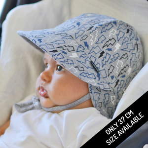 Boys Legionnaire Hat 'Thunderstruck' Print