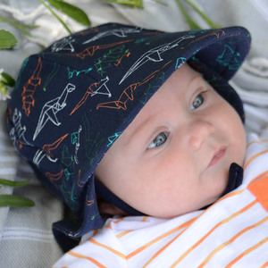Boys Legionnaire Hat 'Dinosaur' Print